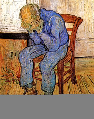 悲伤中的老人（在永恒的门槛上） Old Man in Sorrow (On the Threshold of Eternity) (1890; Saint-rémy-de-provence,France                     )，文森特·梵高