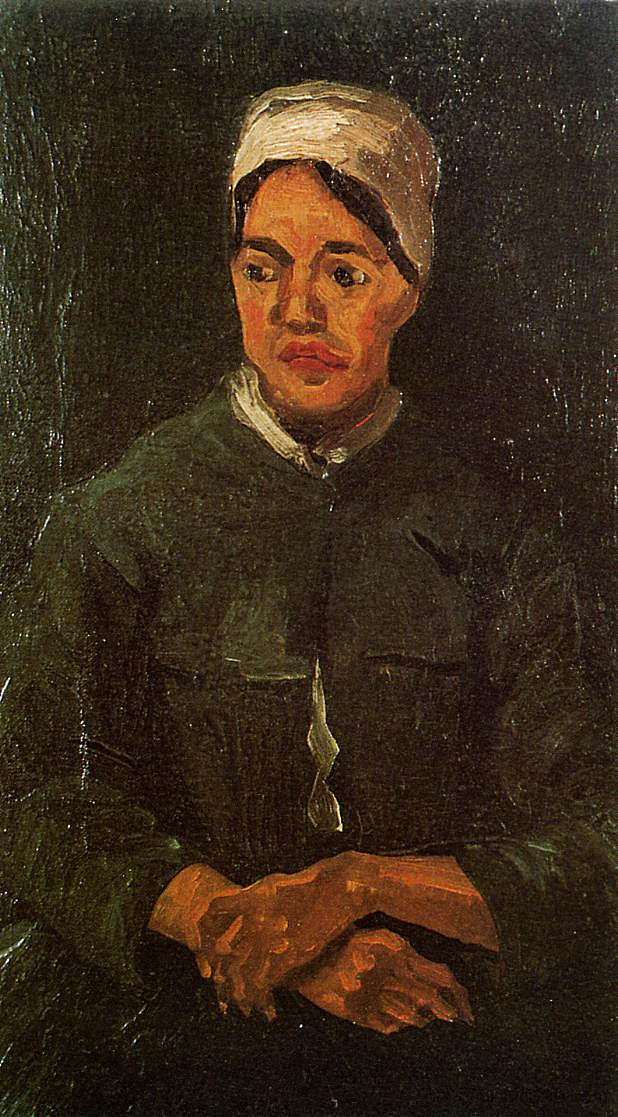 农妇，坐着 Peasant Woman, Seated (1885; Nunen / Nuenen,Netherlands  )，文森特·梵高