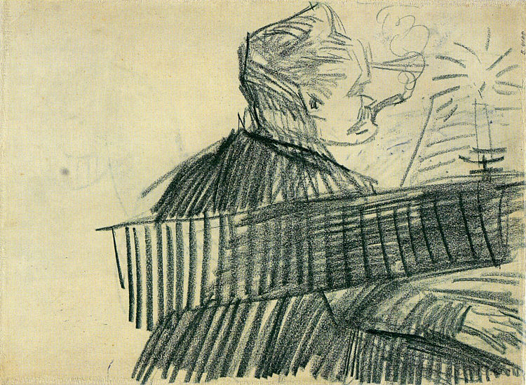 钢琴家 Pianist (1887; Paris,France ),文森特·梵高