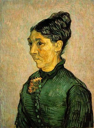特拉布克夫人的肖像 Portrait of Madame Trabuc (1889; Saint-rémy-de-provence,France                     )，文森特·梵高