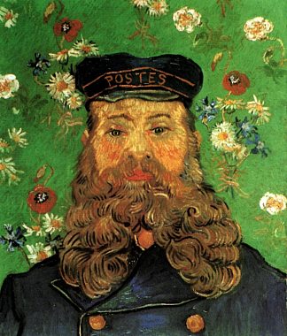 邮递员约瑟夫·鲁林的肖像 Portrait of the Postman Joseph Roulin (1889; Arles,Bouches-du-Rhône,France                     )，文森特·梵高