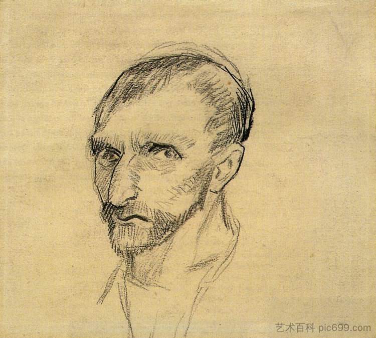 自画像 Self-Portrait (1886; Paris,France  )，文森特·梵高