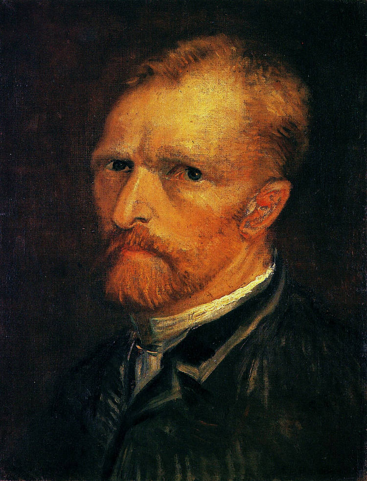自画像 Self-Portrait (1886; Paris,France ),文森特·梵高