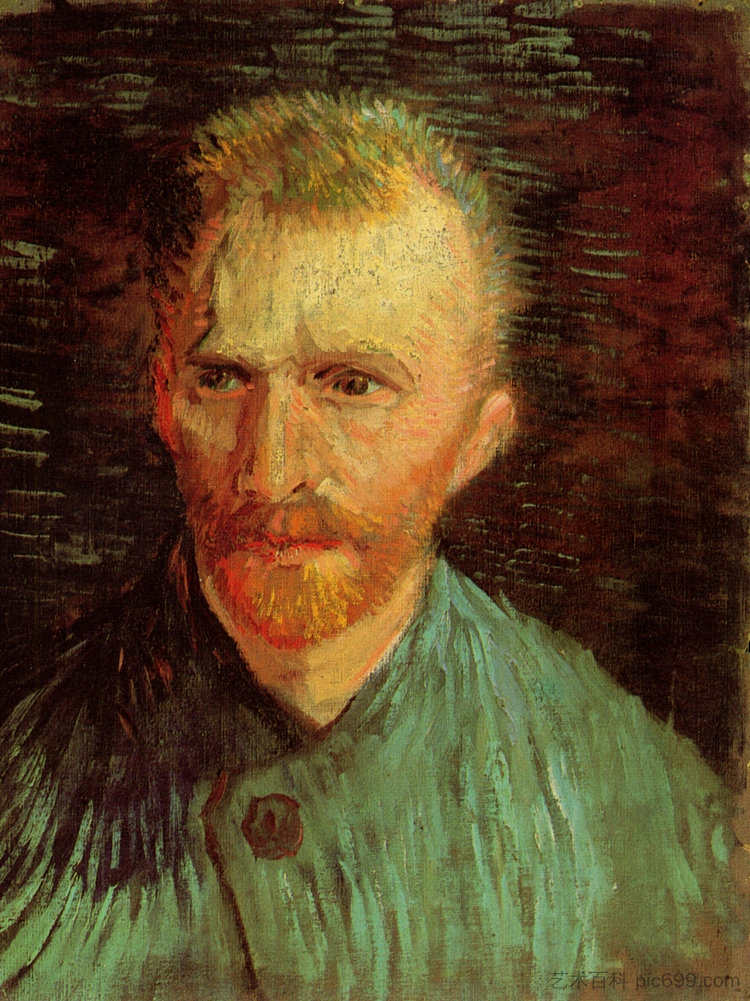 自画像 Self-Portrait (1887; Paris,France  )，文森特·梵高