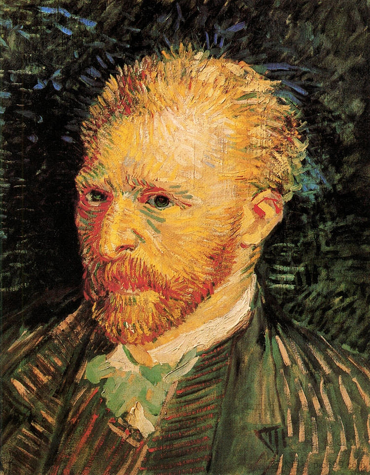 自画像 Self-Portrait (1887; Paris,France ),文森特·梵高
