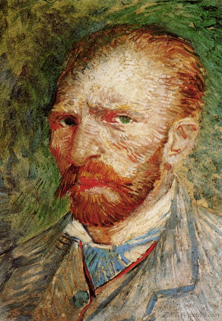 自画像 Self-Portrait (1887; Paris,France ),文森特·梵高