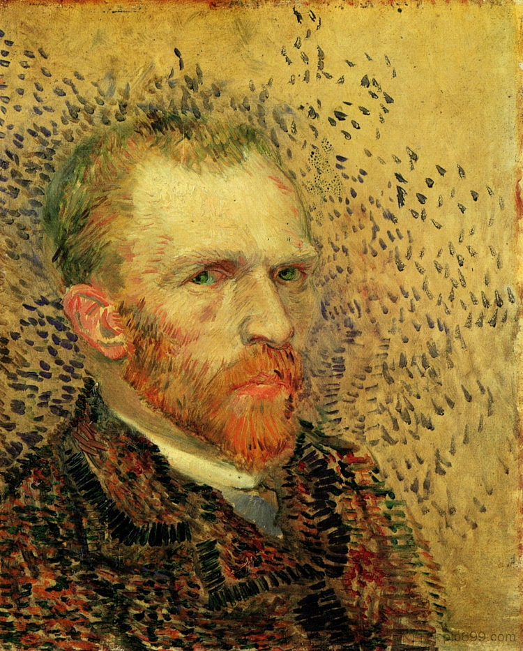 自画像 Self-Portrait (1887; Paris,France  )，文森特·梵高