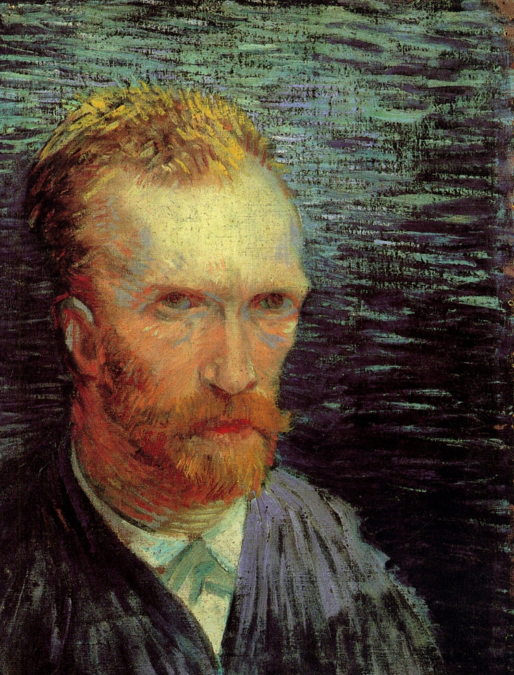 自画像 Self-Portrait (1887; Paris,France ),文森特·梵高