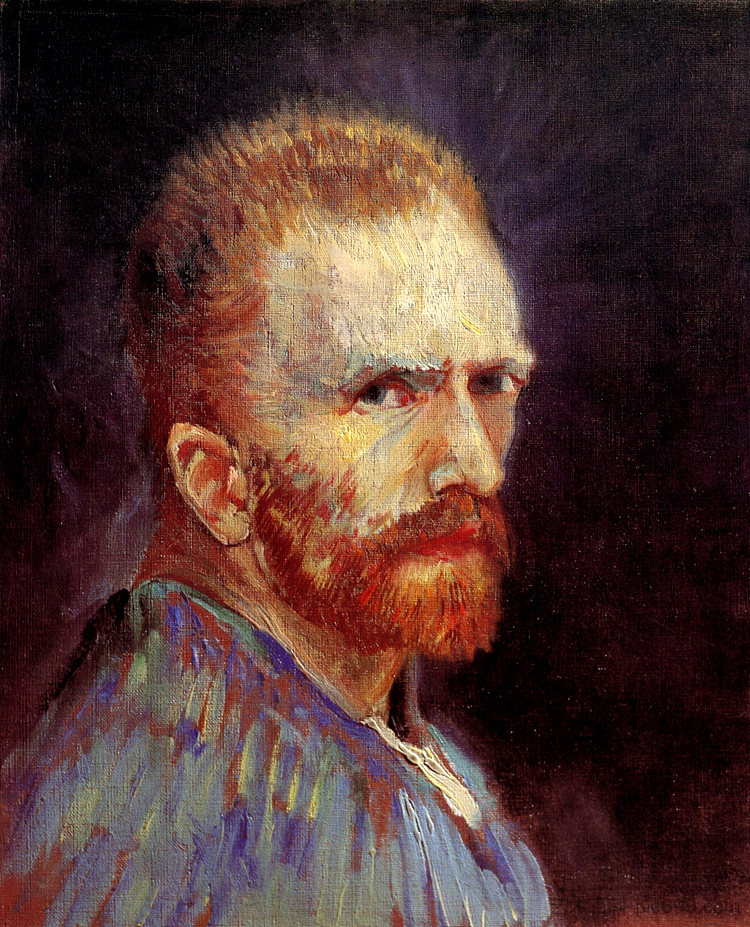 自画像 Self-Portrait (1887; Paris,France  )，文森特·梵高