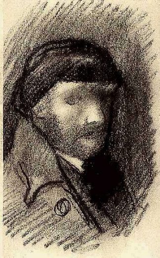 戴帽自画像 Self-Portrait with Cap (1886; Paris,France                     )，文森特·梵高