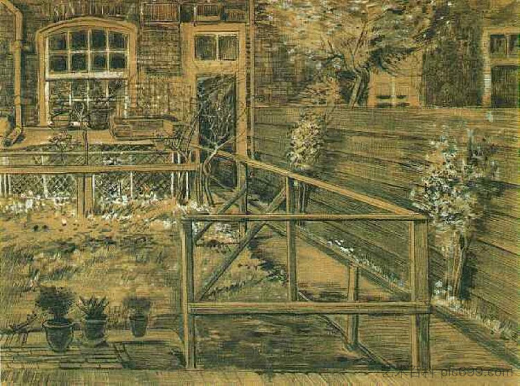 西恩母亲的房子，近景 Sien's Mother's House, Closer View (1882; Haag / Den Haag / La Haye / The Hague,Netherlands  )，文森特·梵高