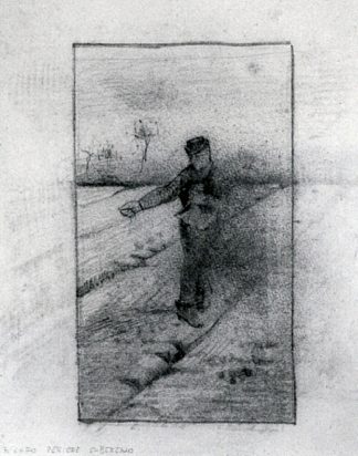 Sower Sower (1881; Netherlands                     )，文森特·梵高