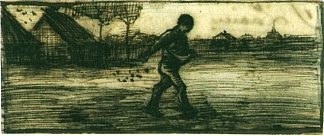 撒种 Sower (1884; Nunen / Nuenen,Netherlands                     )，文森特·梵高