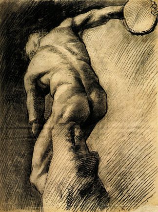 掷铁饼的人 The Discus Thrower (1886; Antwerp,Belgium                     )，文森特·梵高
