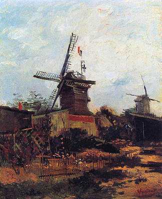 布鲁特恩德的磨坊 The Mill of Blute End (1886; Paris,France                     )，文森特·梵高