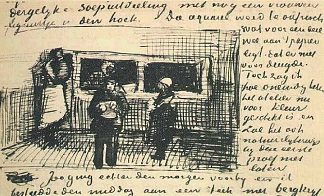 公共施粥所 The Public Soup Kitchen (1883; Haag / Den Haag / La Haye / The Hague,Netherlands                     )，文森特·梵高