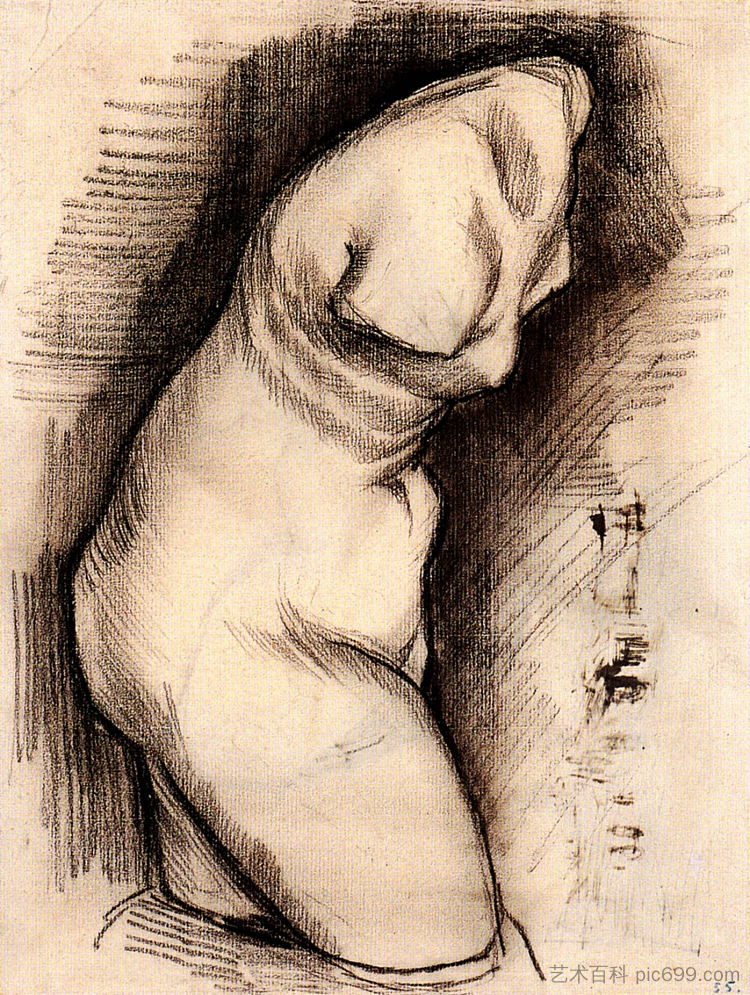 维纳斯躯干 Torso of Venus (1887; Paris,France  )，文森特·梵高