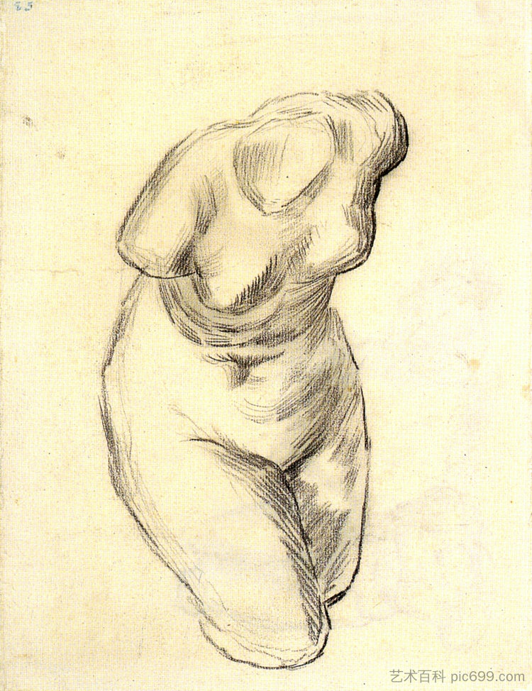 维纳斯躯干 Torso of Venus (1887; Paris,France  )，文森特·梵高