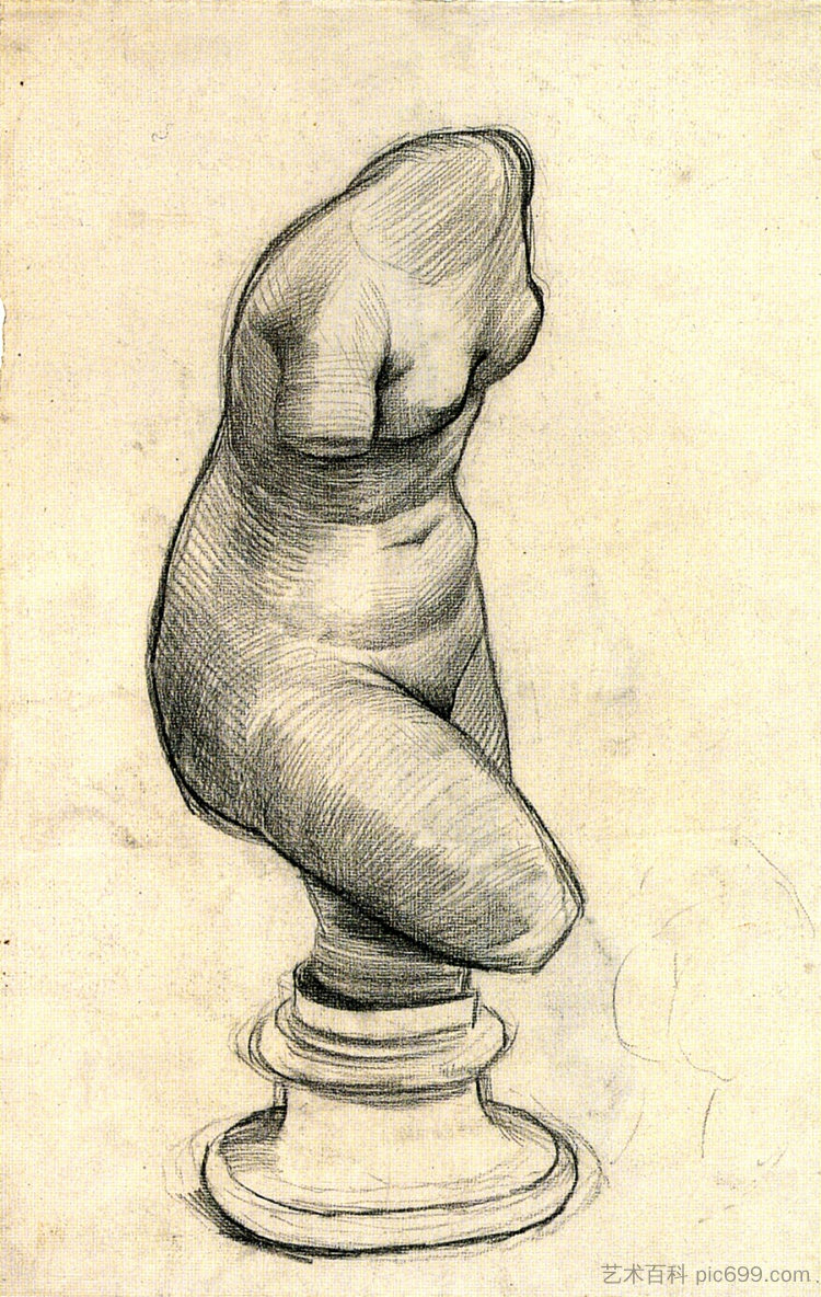 维纳斯躯干 Torso of Venus (c.1886; Paris,France  )，文森特·梵高