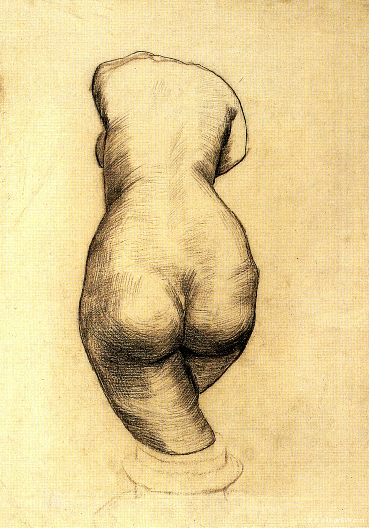 维纳斯躯干 Torso of Venus (c.1886; Paris,France  )，文森特·梵高