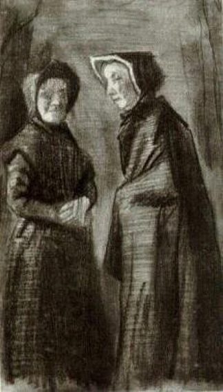 两个女人 Two Women (1882; Haag / Den Haag / La Haye / The Hague,Netherlands                     )，文森特·梵高