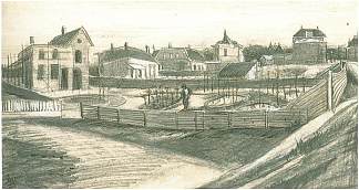 公园的 Van Stolkpark (1882; Haag / Den Haag / La Haye / The Hague,Netherlands                     )，文森特·梵高
