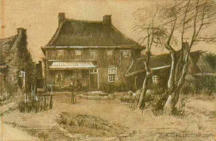 Vicarage at Nuenen Vicarage at Nuenen (1884)，文森特·梵高