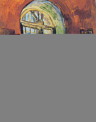 文森特在疯人院的工作室的窗户 Window of Vincent’s Studio at the Asylum (1889; Saint-rémy-de-provence,France                     )，文森特·梵高