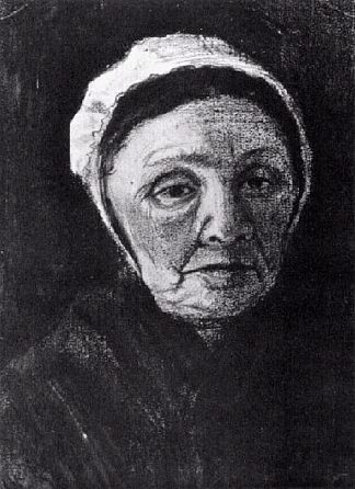 戴白帽子的女人，西恩的母亲 Woman with White Bonnet, Sien’s Mother (1882; Haag / Den Haag / La Haye / The Hague,Netherlands                     )，文森特·梵高