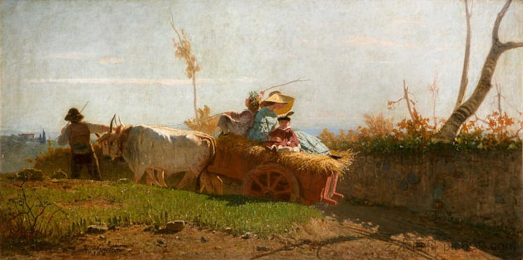 从田间返回 The return from the fields (1862)，文森佐·卡比安卡