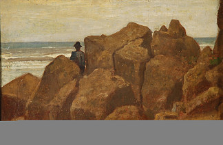 悬崖 Cliff (1872)，文森佐·卡比安卡