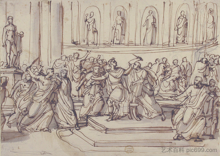 刺杀尤利乌斯·凯撒 Assassination of Julius Caesar (1793 - 1796),文森佐·卡穆奇尼
