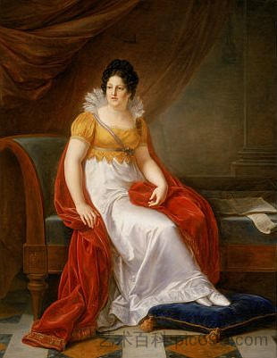 西班牙的玛丽亚·路易莎，卢卡公爵夫人 Maria Luisa of Spain, Duchess of Lucca，文森佐·卡穆奇尼