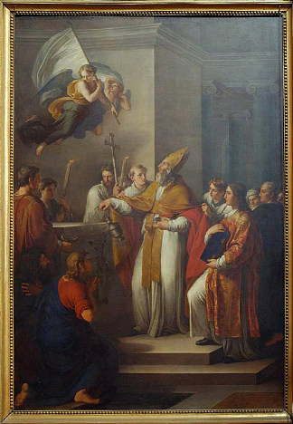 圣奥索奉献了拉文纳大教堂 Sant’Orso consecrates the cathedral of Ravenna，文森佐·卡穆奇尼