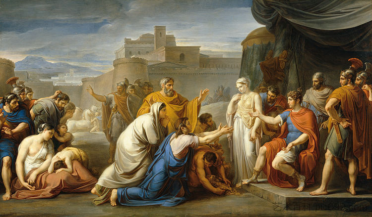 西庇阿的节制 Scipio's moderation (1808 - 1811)，文森佐·卡穆奇尼