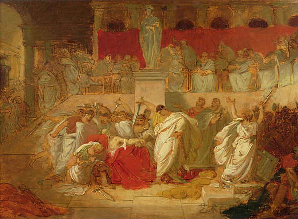 尤利乌斯·凯撒之死 The death of Julius Caesar，文森佐·卡穆奇尼