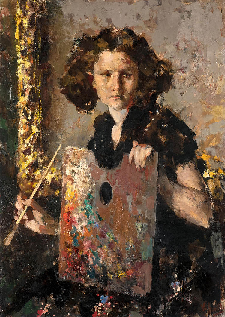 年轻的画家 The young painter，文森佐·伊罗利