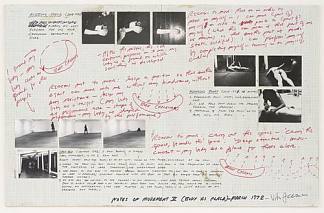 关于第二乐章（身体作为地点）的注释 Notes on Movement II (Body as Place) (1972)，艾肯西