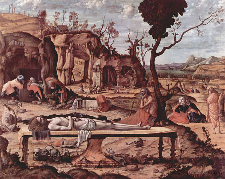 基督的哀歌 Lamentation of Christ (c.1510; Italy  )，维托雷·卡尔帕乔