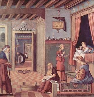 圣母的诞生 The Birth of the Virgin (1508; Italy                     )，维托雷·卡尔帕乔