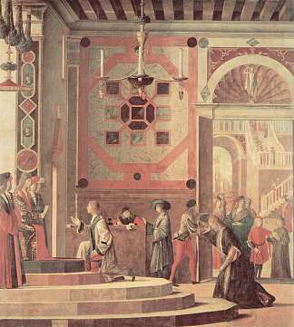 英国大使的离任 The Departure of the English Ambassadors (1498; Italy                     )，维托雷·卡尔帕乔
