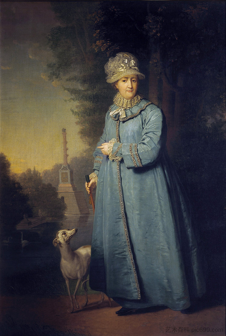 俄罗斯皇后叶卡捷琳娜二世的肖像 Portrait of Catherine II, Empress of Russia (1794),弗拉基米尔博罗维科夫斯基