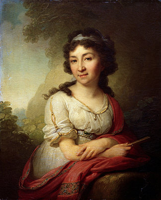 凯瑟琳·瓦西列夫尼·托苏科沃伊的肖像 Portrait of Catherine Vasilevny Torsukovoy (1795)，弗拉基米尔博罗维科夫斯基