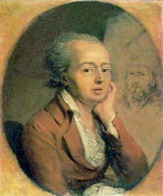 德米特里·莱维茨基的肖像 Portrait of Dmitry Levitzky (1796)，弗拉基米尔博罗维科夫斯基