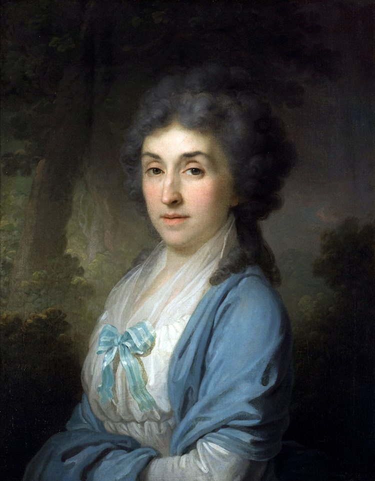 叶卡捷琳娜·亚历山德罗夫娜·诺沃西尔采娃的肖像 Portrait of Ekaterina Aleksandrovna Novosiltseva，弗拉基米尔博罗维科夫斯基