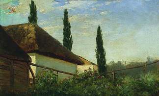 夏天在农场 In the summer on the farm (c.1885)，弗拉基米尔奥尔洛夫斯基