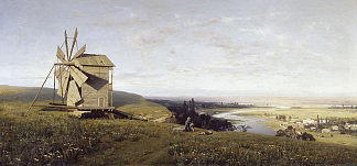 乌克兰风景 Ukrainian landscape (1882)，弗拉基米尔奥尔洛夫斯基