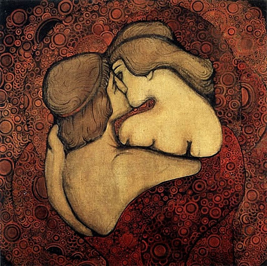 吻 Kiss (1913; Poltava,Ukraine ),维塞沃罗德马克西莫维奇