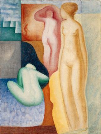 海滩上的女人 Moterys Pliaže (1930)，维塔塔斯凯里乌斯蒂斯