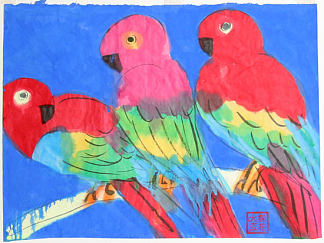 三只鹦鹉 Three Parrots (1981)，丁雄泉
